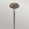 Żyrandol Aleeka - 5 źródeł światła Klasyczny pewter owalne szklane klosze ringi pierścienie nowoczesny elegancki możliwość ściemniania KL-ALEEKA5B KICHLER